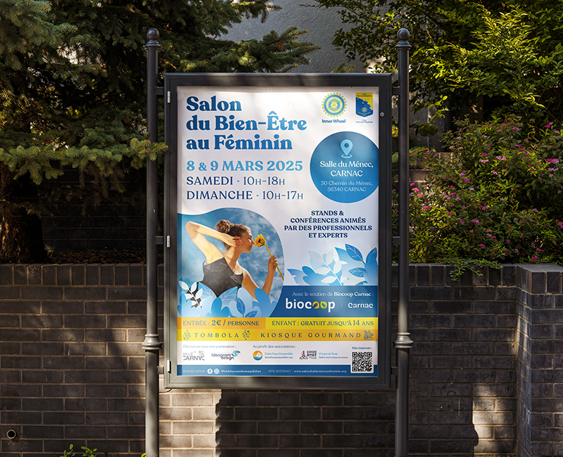 Affiche Salon du Bien-être au Féminin