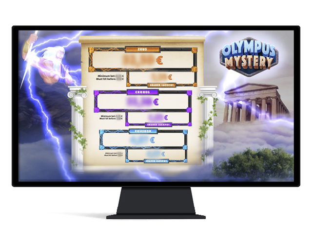 Graphic creation of multijackpot screens