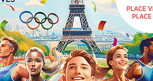 Affiche Cérémonie Jeux Olympiques